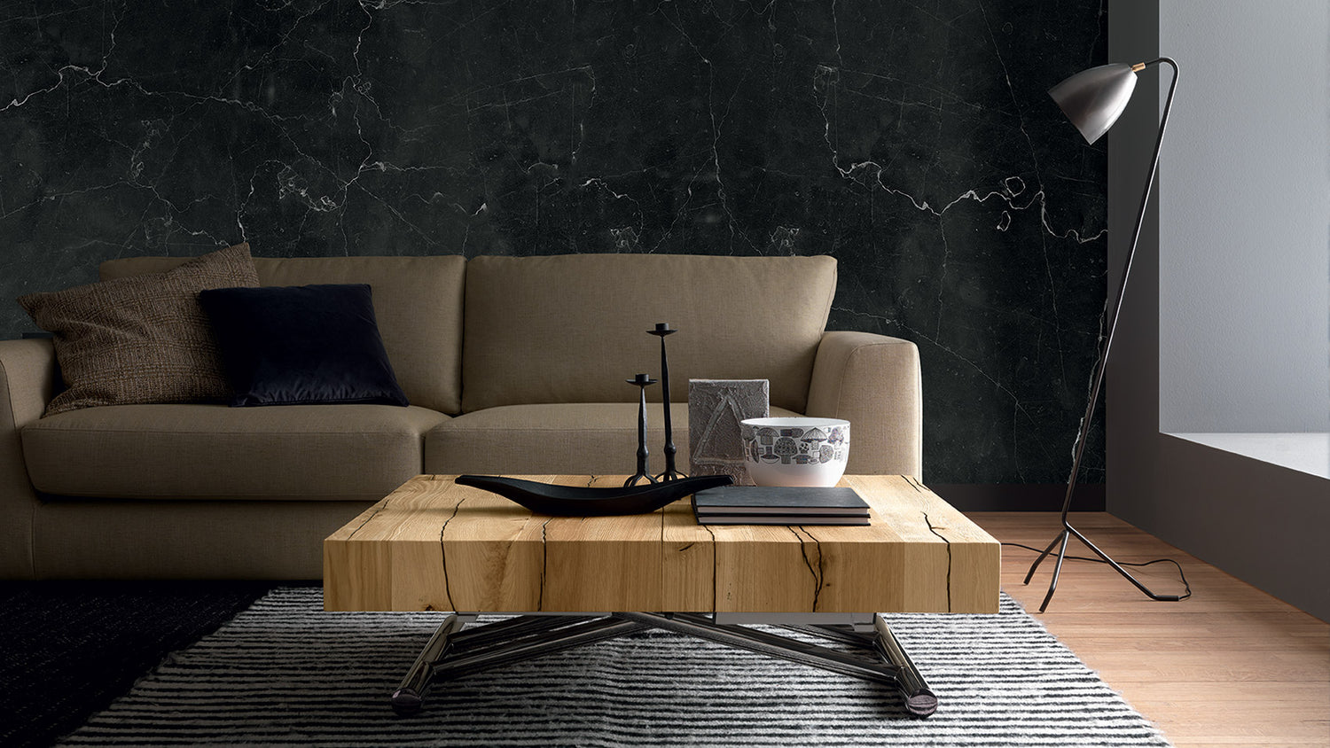 La table basse relevable :