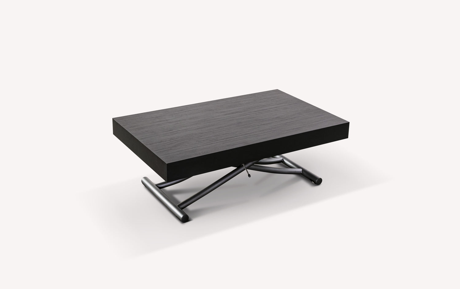 La table extensible (sans rallonges) :