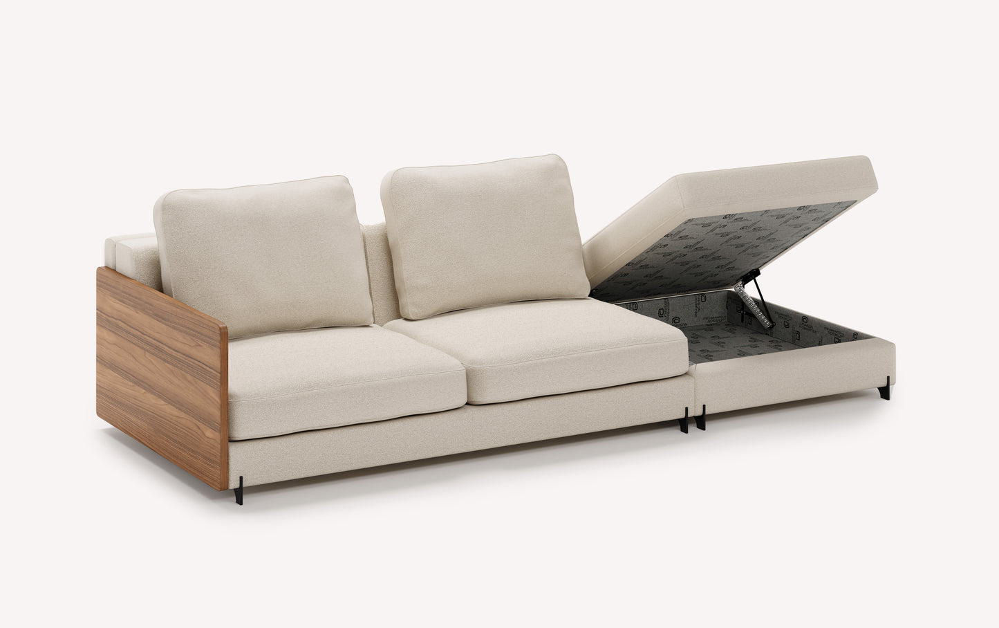 Pouf Coffre NELLY Innuendo Ivoire