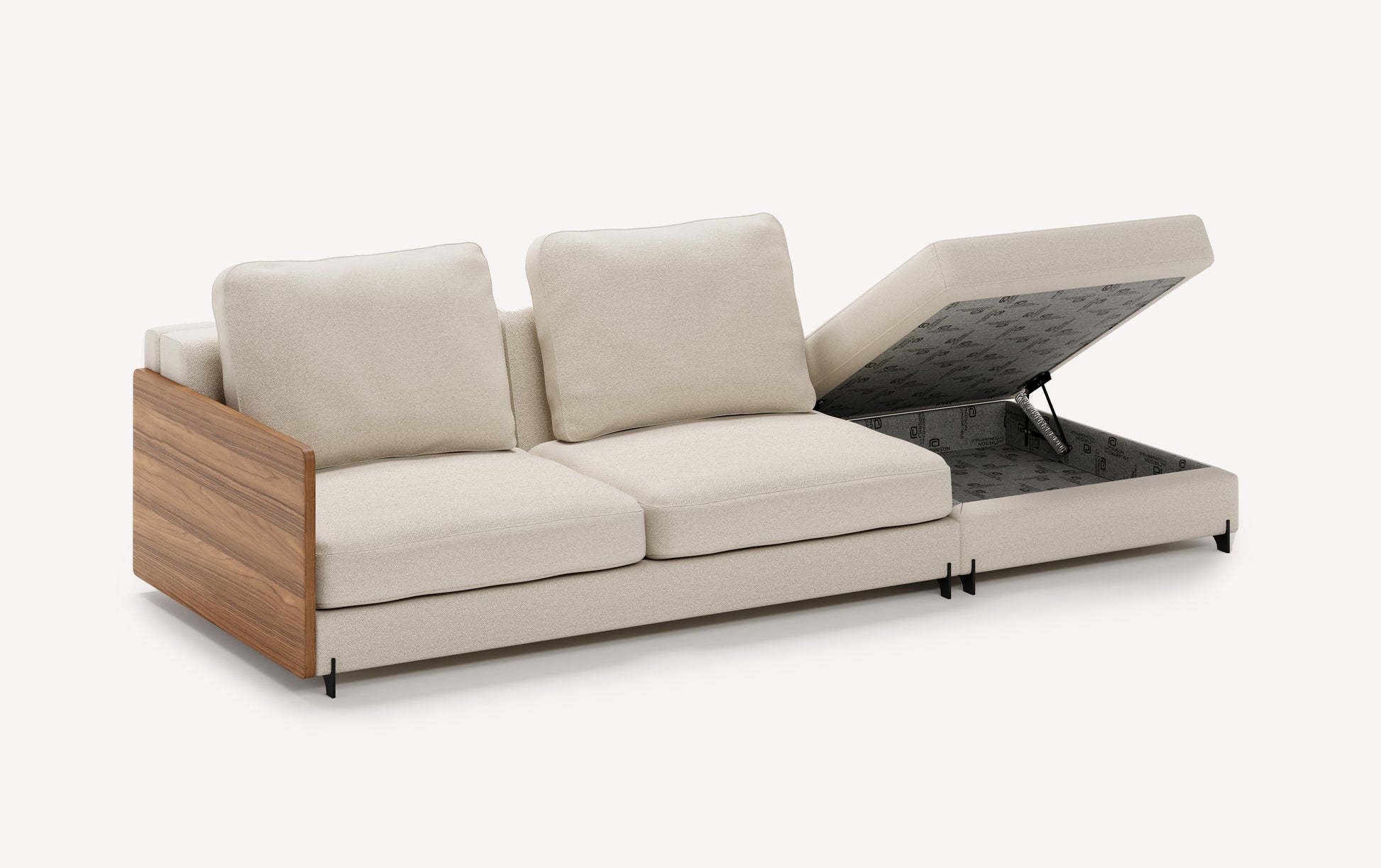 Pouf Coffre NELLY Innuendo Ivoire