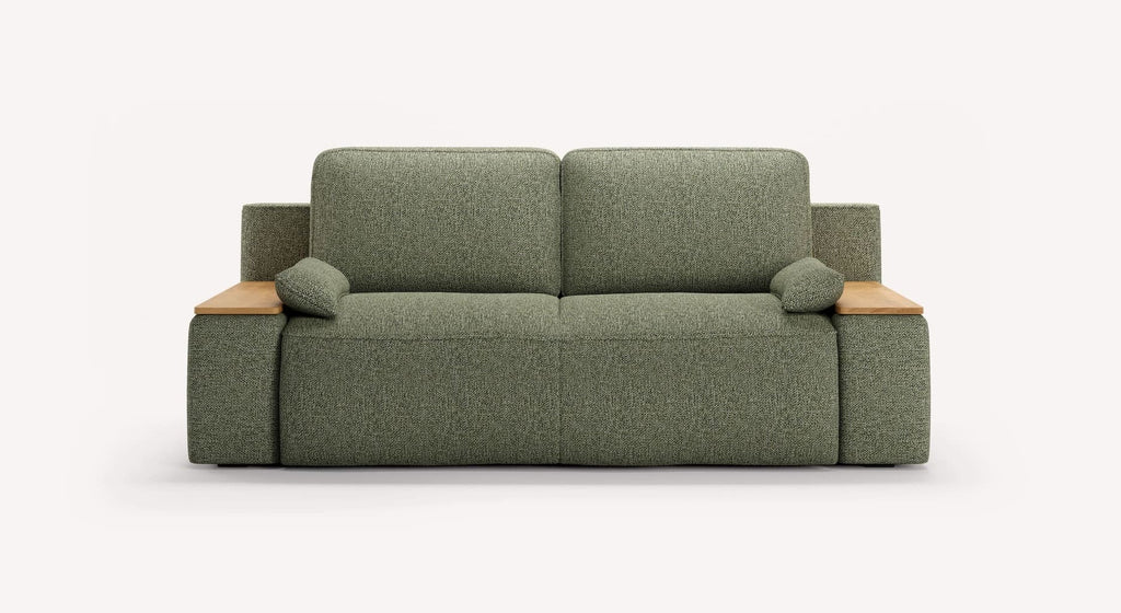 MAX Accoudoirs Coffre Compact Bois Mariclo Olive