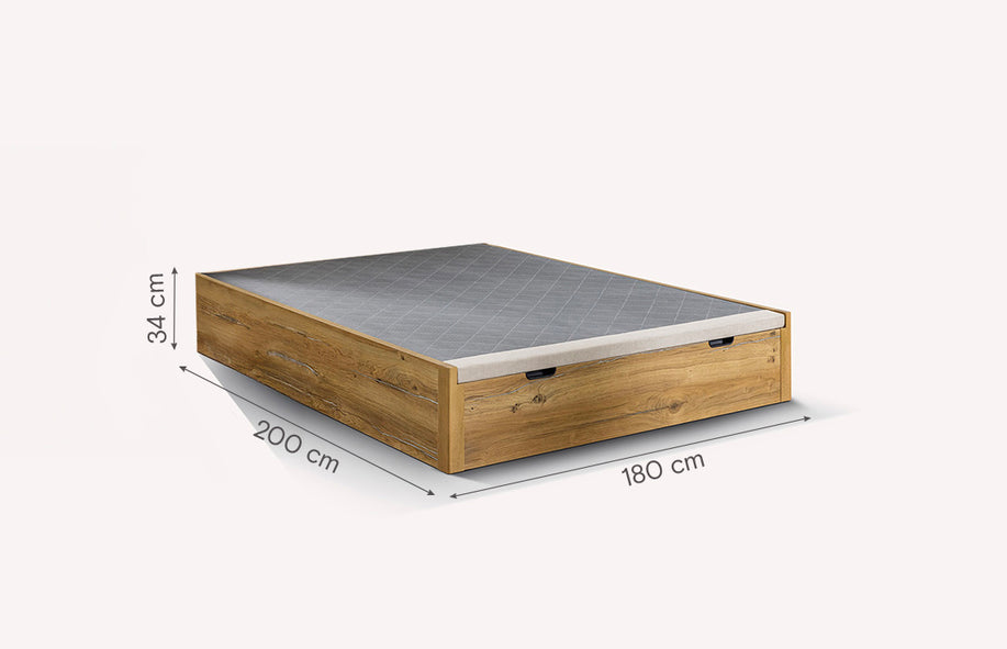 Lit coffre CONDOR Bois Estepa-1