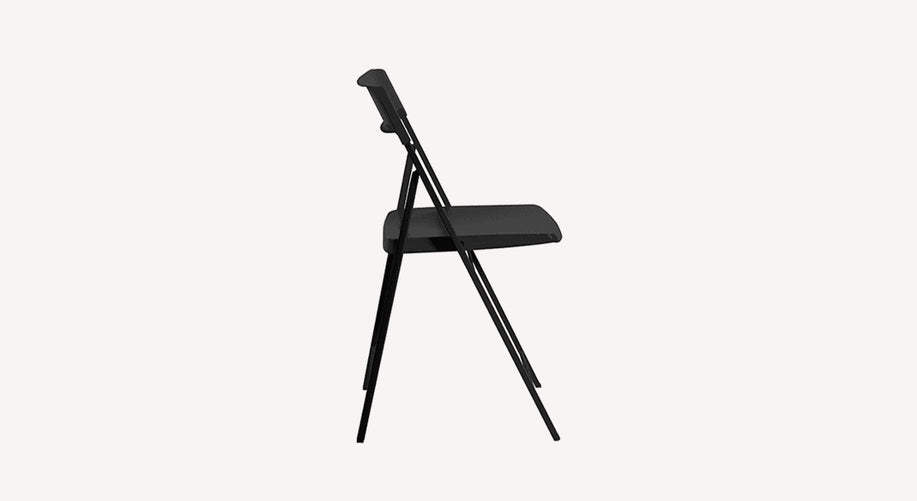 Chaise ZETA Plastique Noir-1