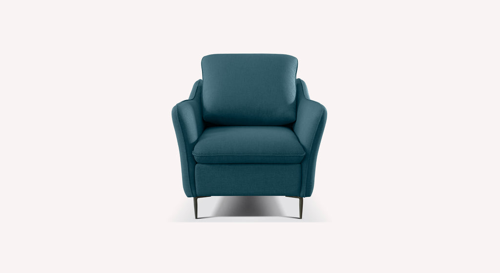 Fauteuil BOGART Foster Bleu Ocean
