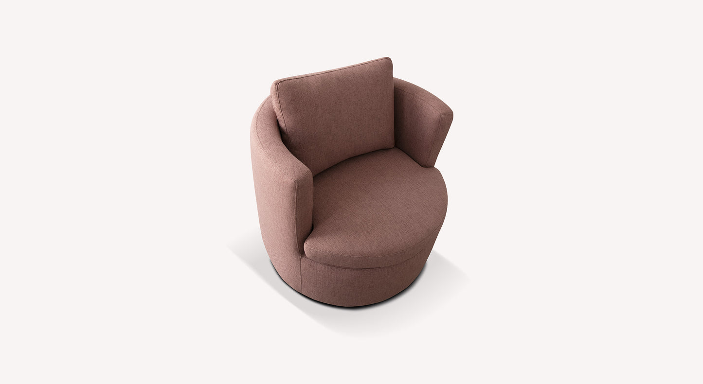Fauteuil ESATTA Joint Vieux rose