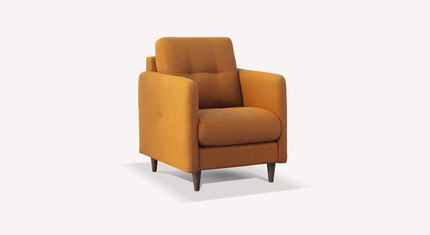 Fauteuil SOHO Austin Golden Yellow