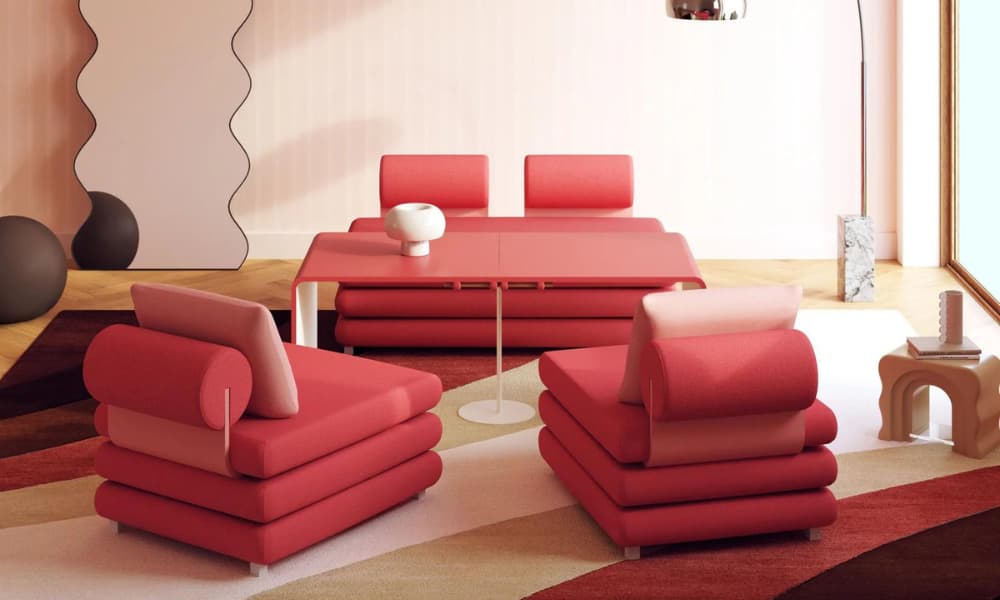 Quelle couleur associer avec un canapé rouge pour votre salon ?