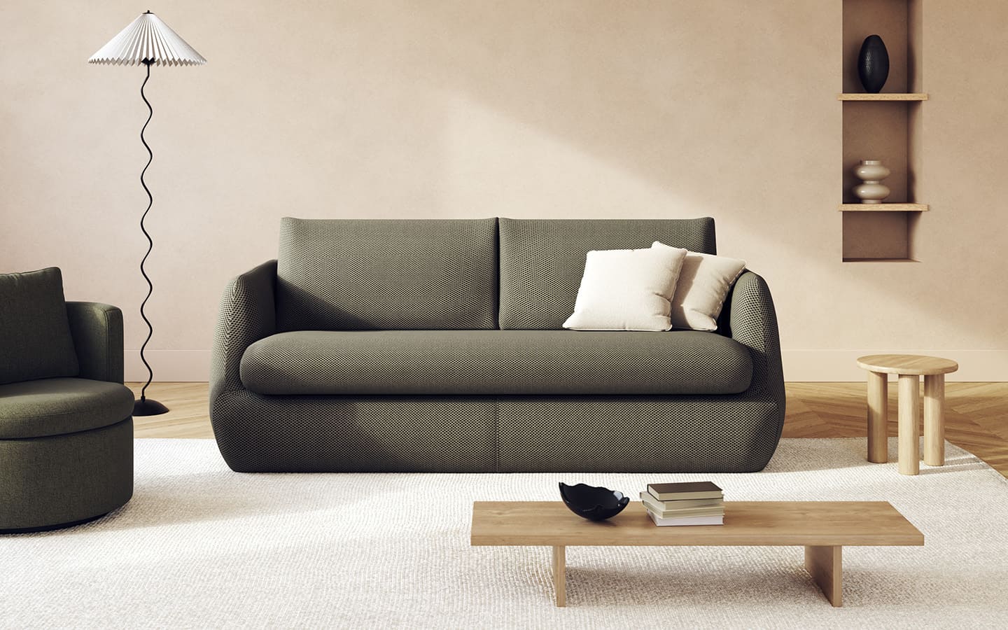 Quelle couleur associer avec votre canapé vert foncé ?