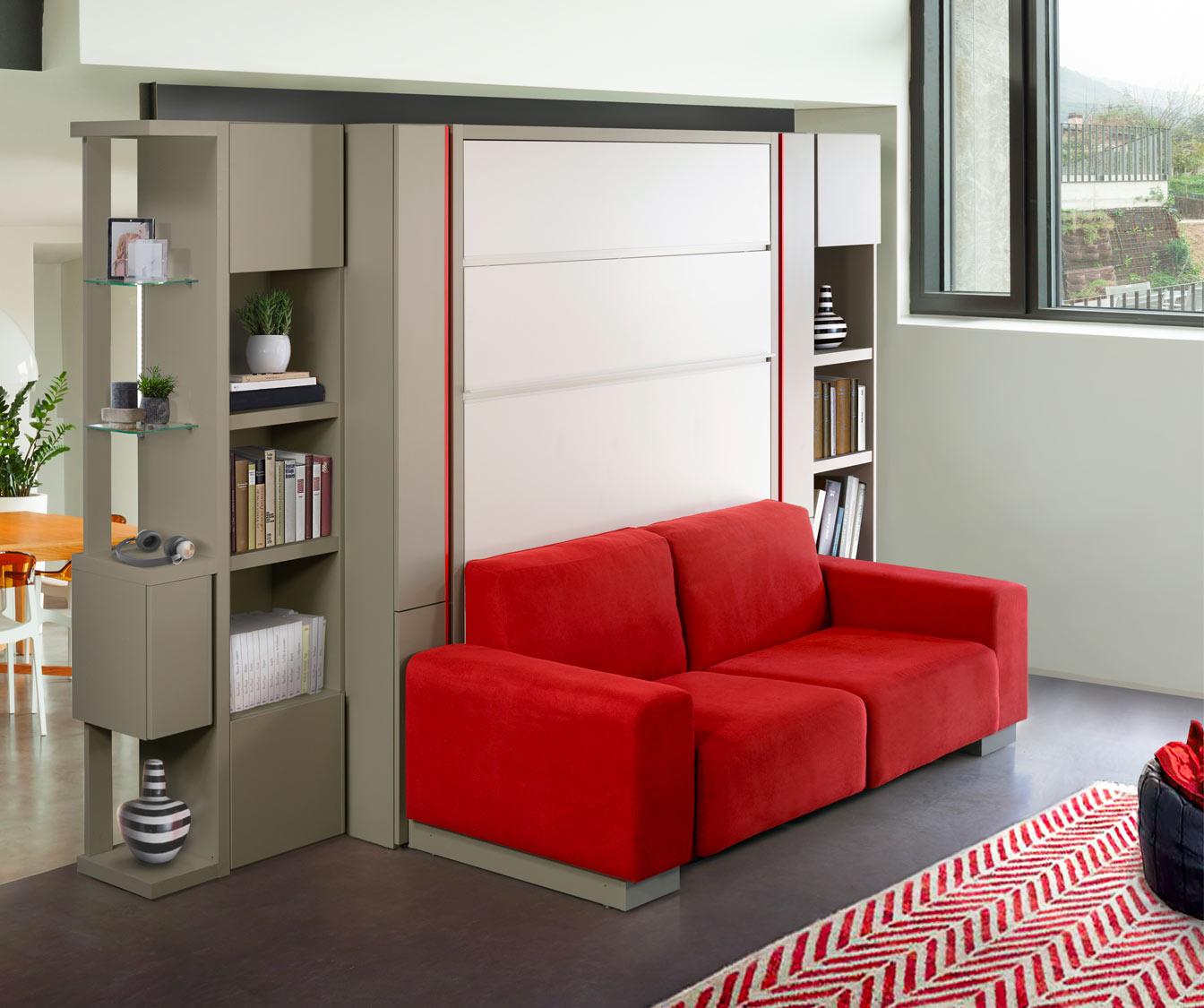 KETIAM PULLMAN White melamine