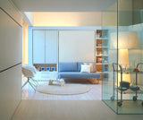 ULYSSE SOFA Mélaminé Blanc 140x200cm / Verticale / 109