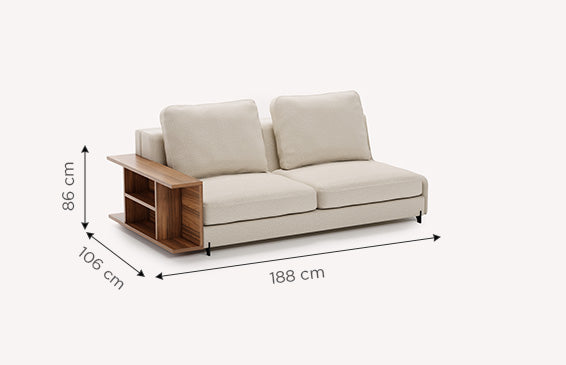 NELLY Bookcase Innuendo Copper-1