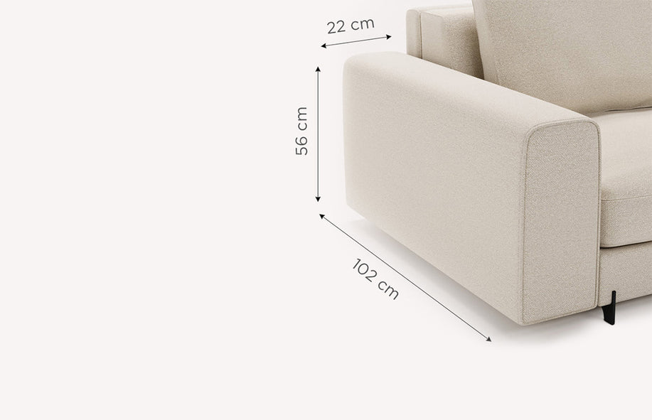 NELLY Armrest Module Large +500 fabrics &amp; leathers-1