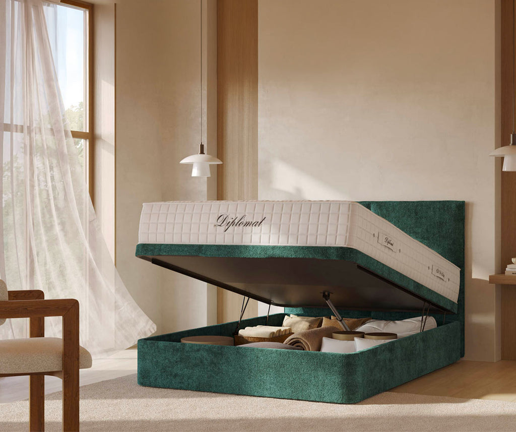 Trunk Bed TROUVILLE Bergamo Green botella