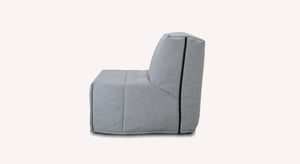 SUZANNE Denver Silver armchair