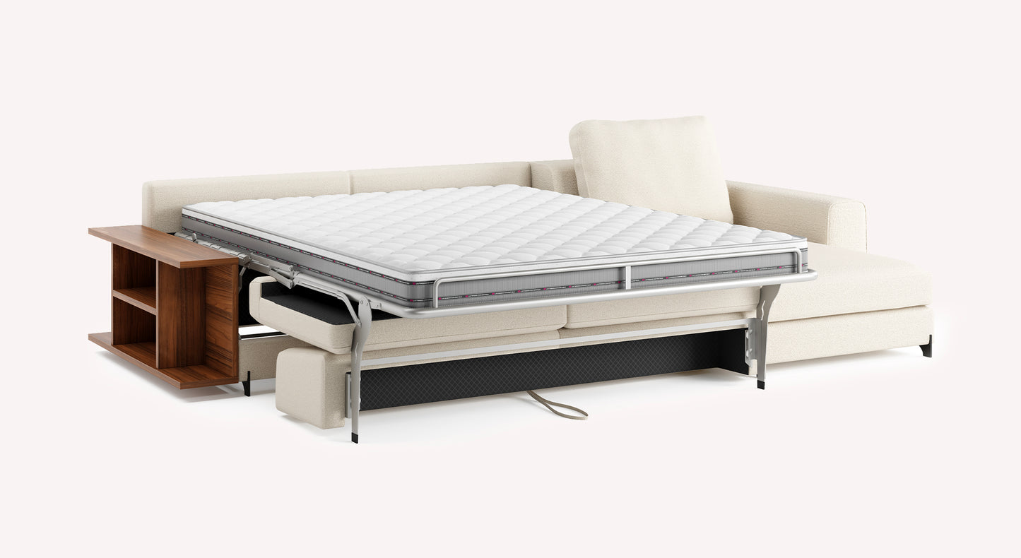 NELLY Corner Bookcase Innuendo Ivory