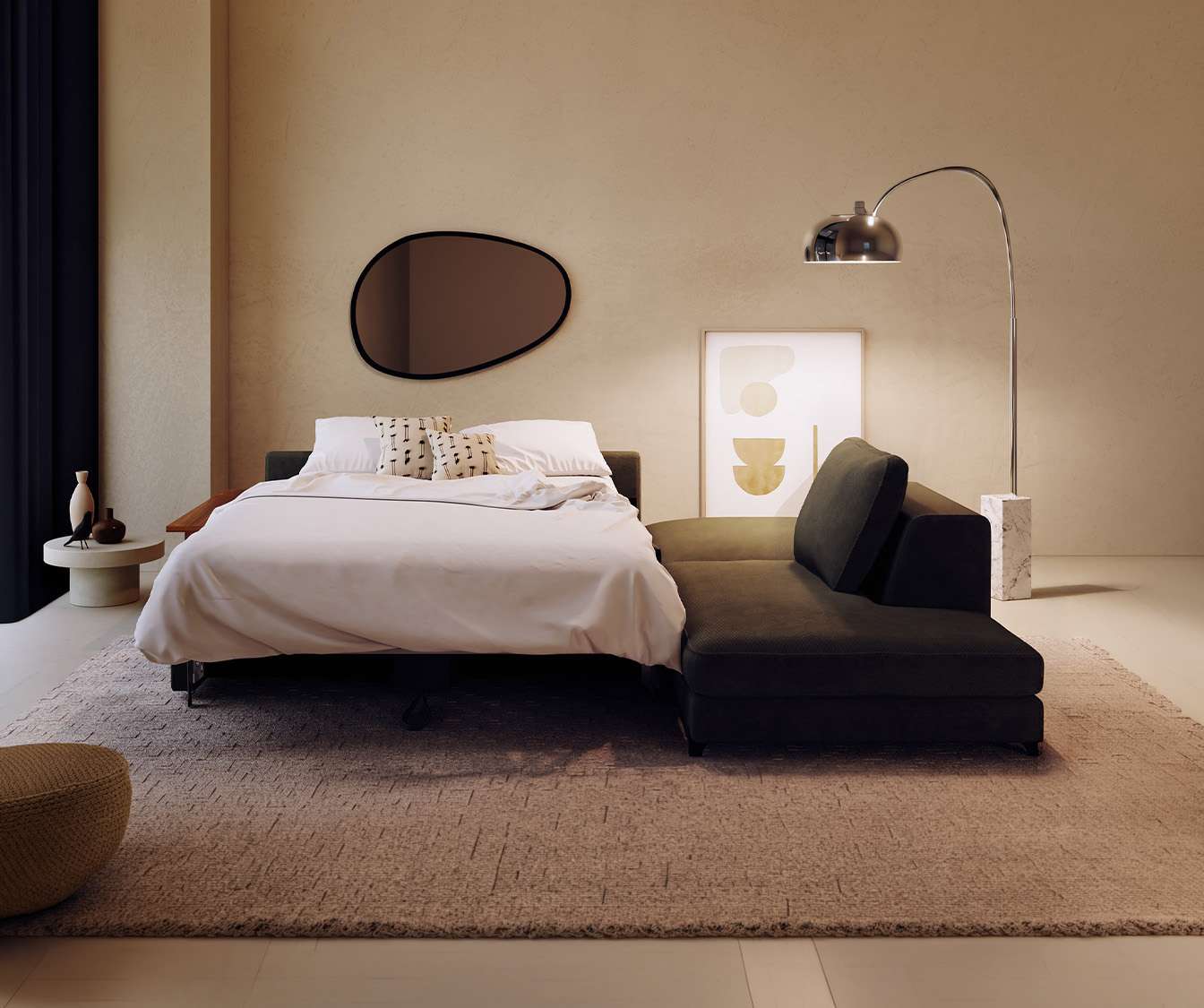 NELLY Angle Pouf Teatro Forest