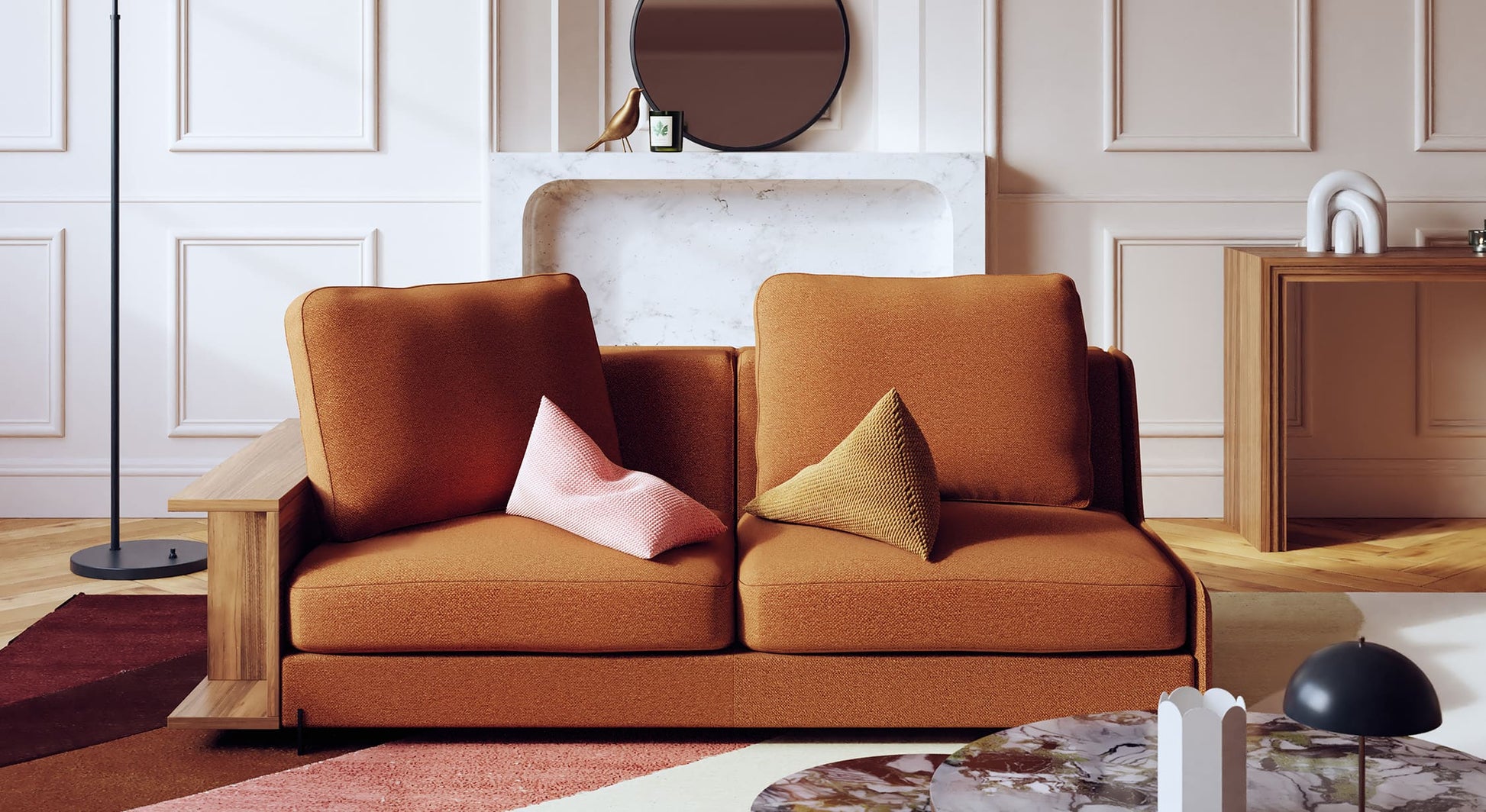 NELLY Bookcase Innuendo Copper