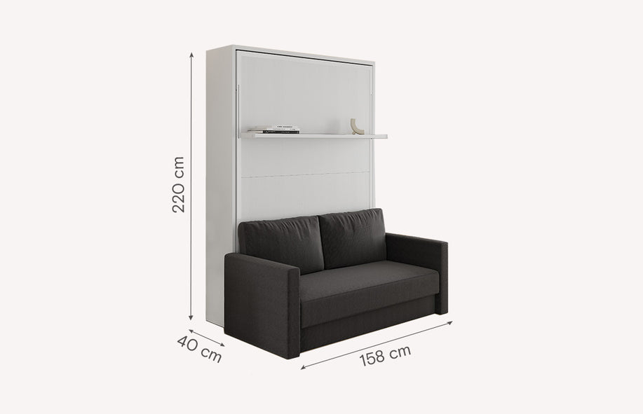ETYA White Melamine / White Front / Luna 32-1