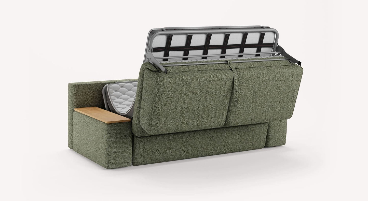 MAX Accoudoirs Coffre Compact Bois Mariclo Olive