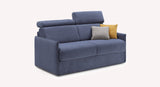 TANIA Aragon Bleu nuit 140x195 / Mousse 35 kg/m3 / Grille