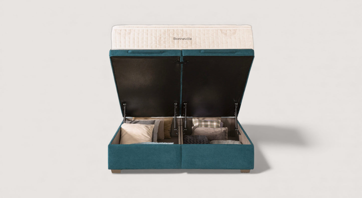 Box spring CABOURG Bronx Petrol