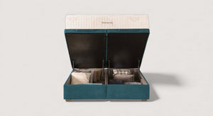 Box spring CABOURG Bronx Petrol