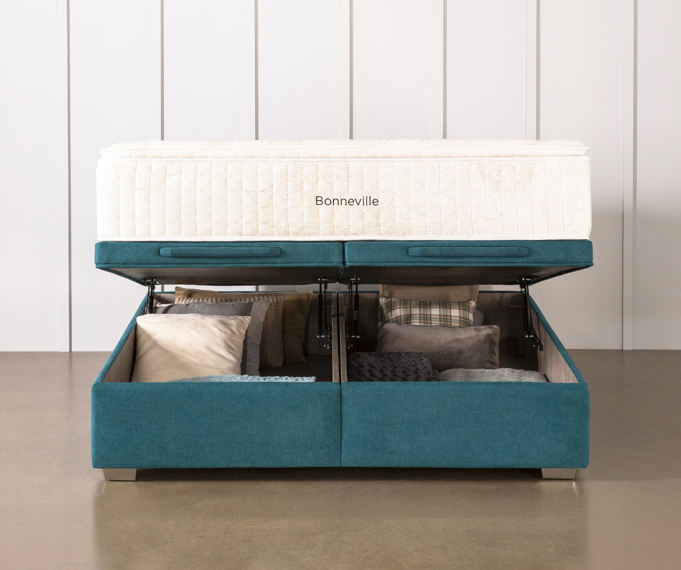 Box spring CABOURG Bronx Petrol