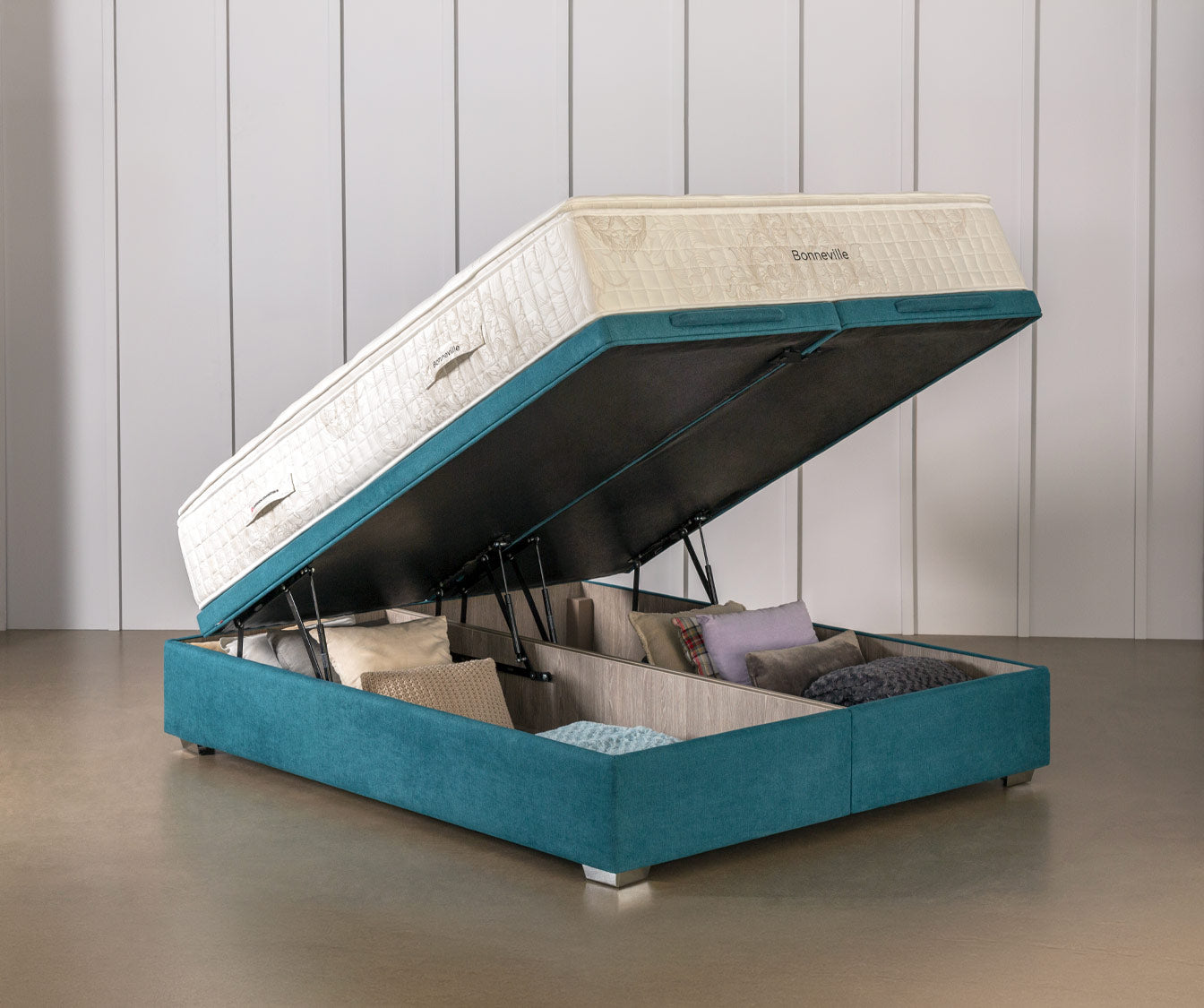 Box spring CABOURG Bronx Petrol