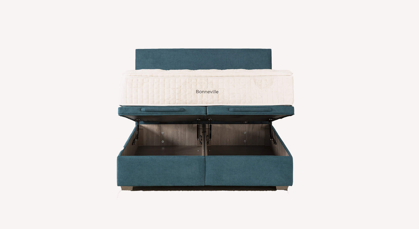 Box spring CABOURG Bronx Petrol