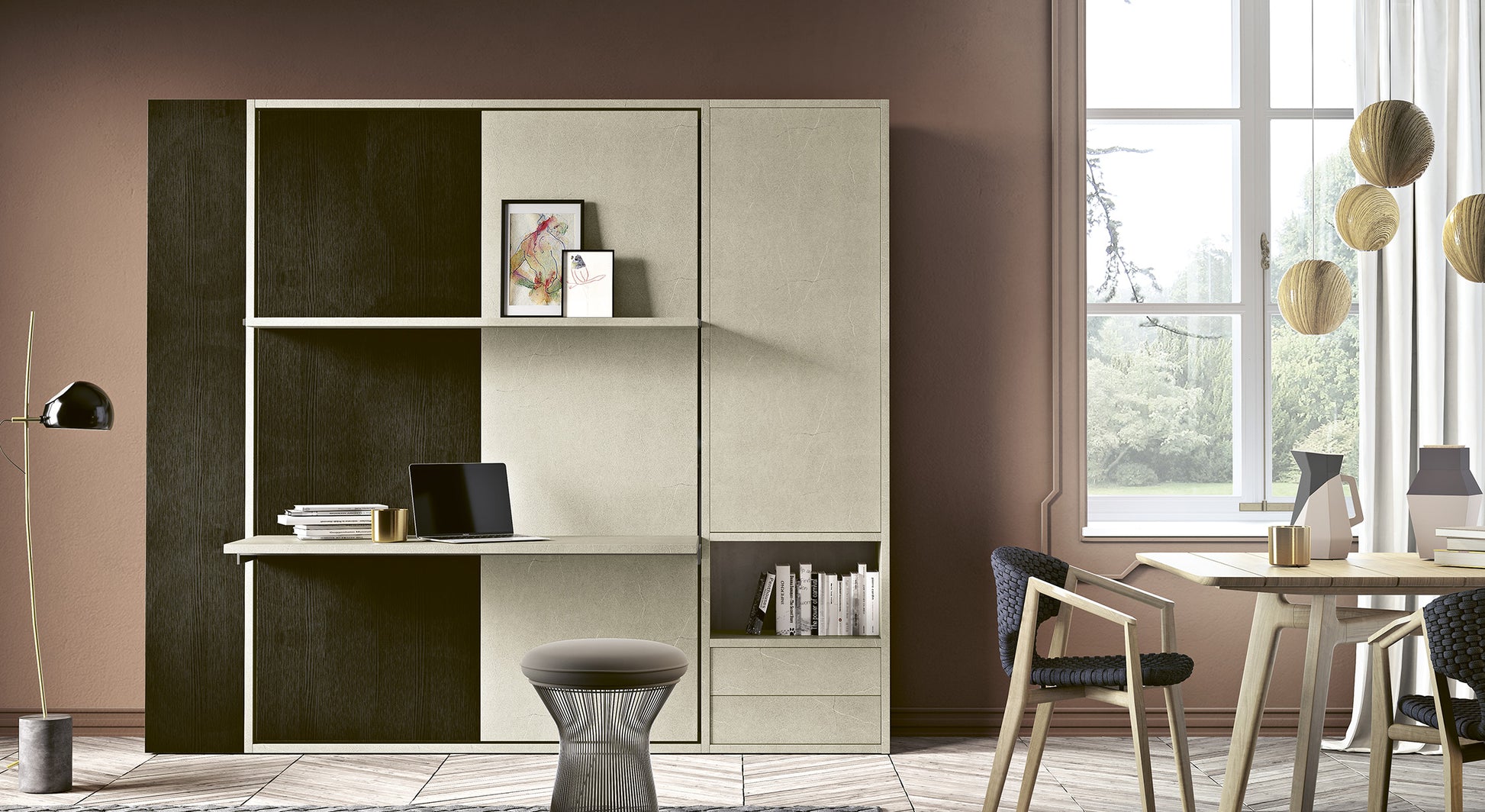 LUCY BUREAU Mélaminé Blanc