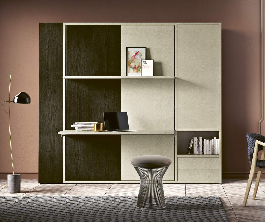 LUCY BUREAU Mélaminé Blanc