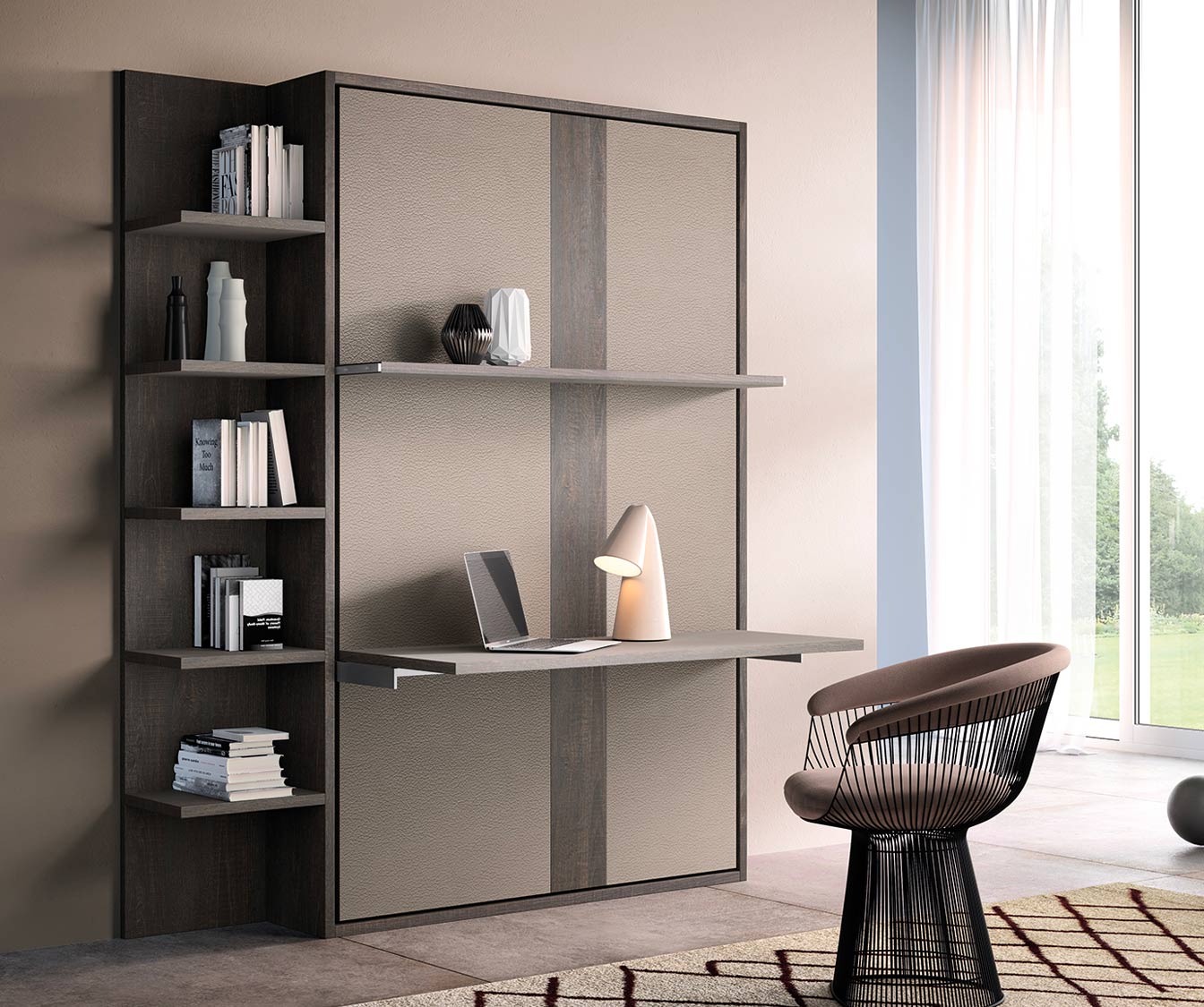 LUCY BUREAU Mélaminé Blanc