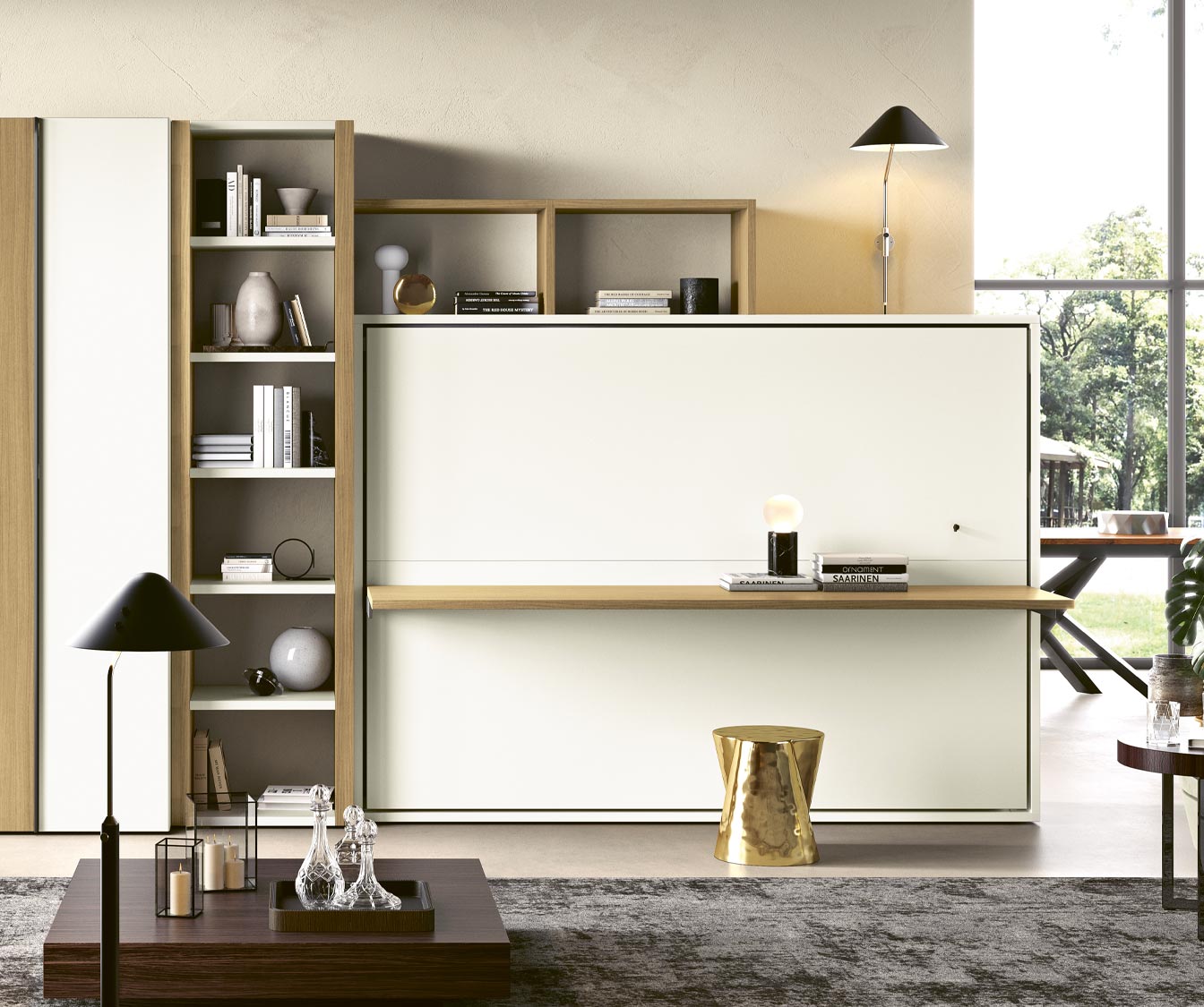 LUCY BUREAU Mélaminé Blanc