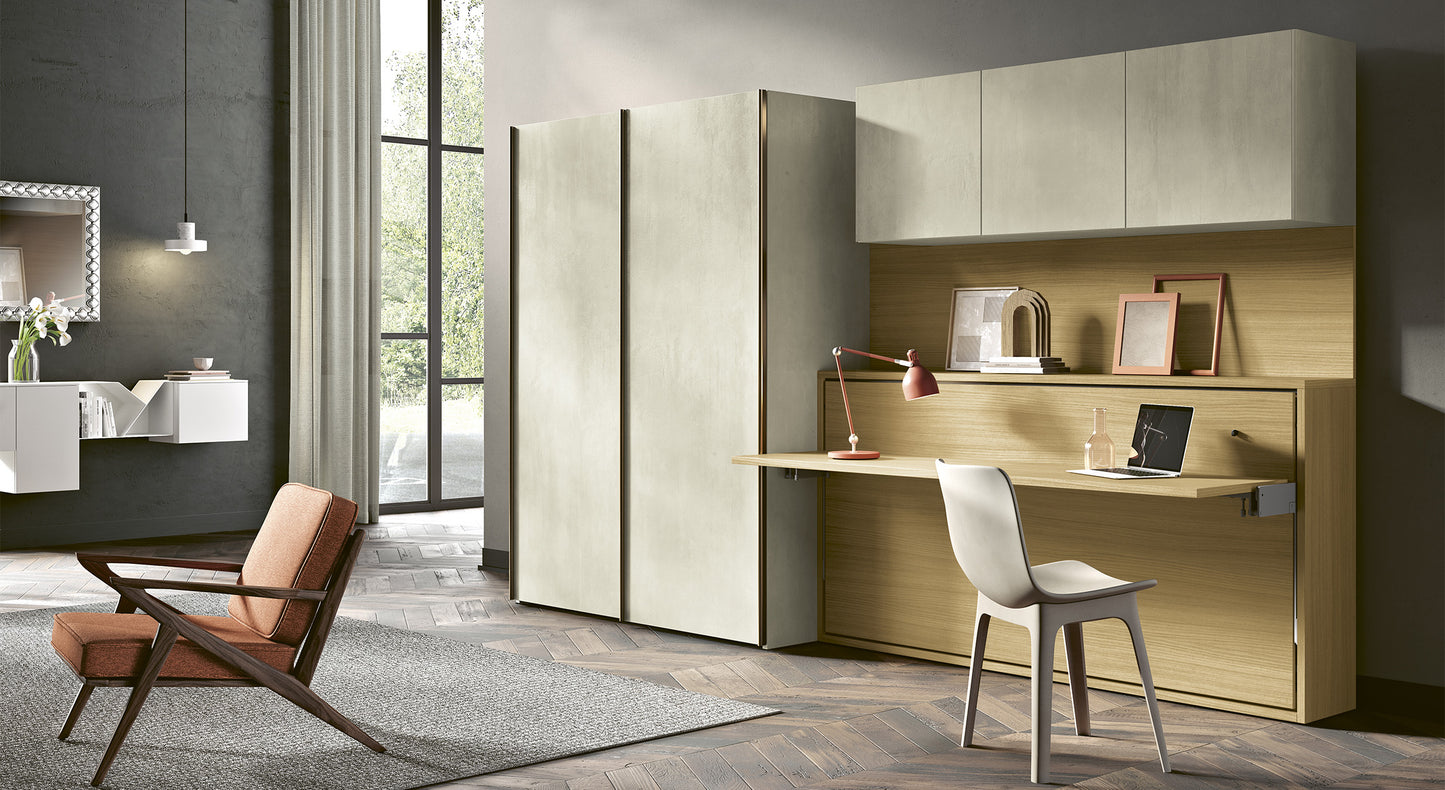 LUCY BUREAU Mélaminé Blanc