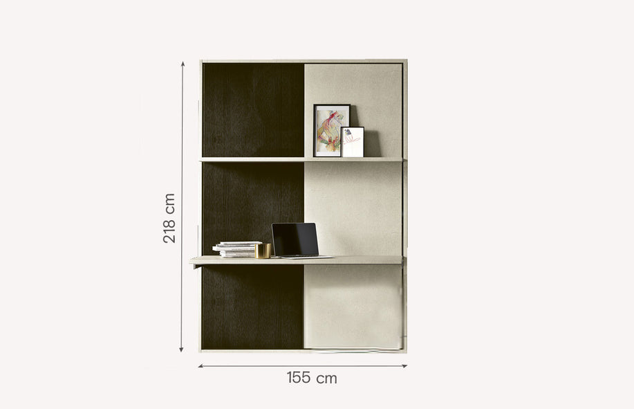 LUCY DESK Melamine White-1