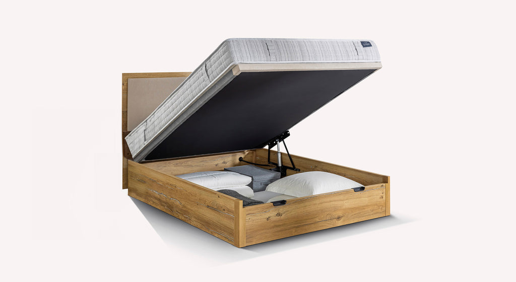 Lit coffre CONDOR Bois Estepa