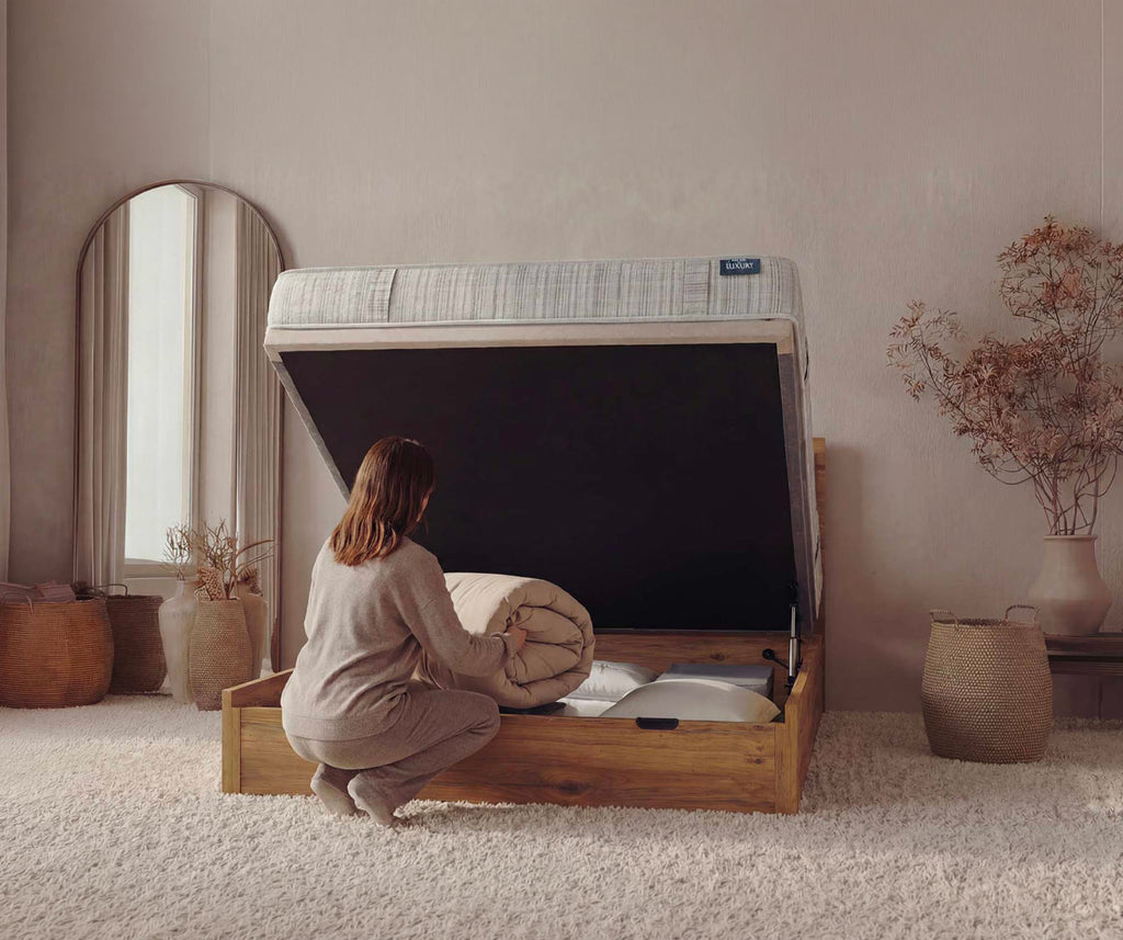 CONDOR Estepa Wood Storage Bed