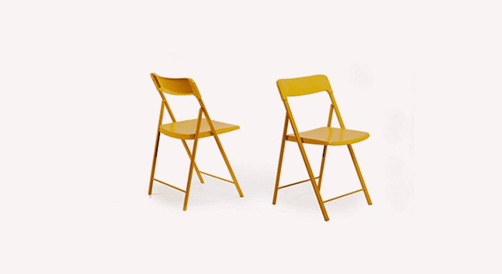 ZETA Plastic Chair Giallo senape