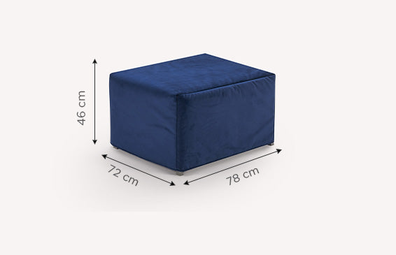 Pouf Lit LÉO Denver Naturel-1