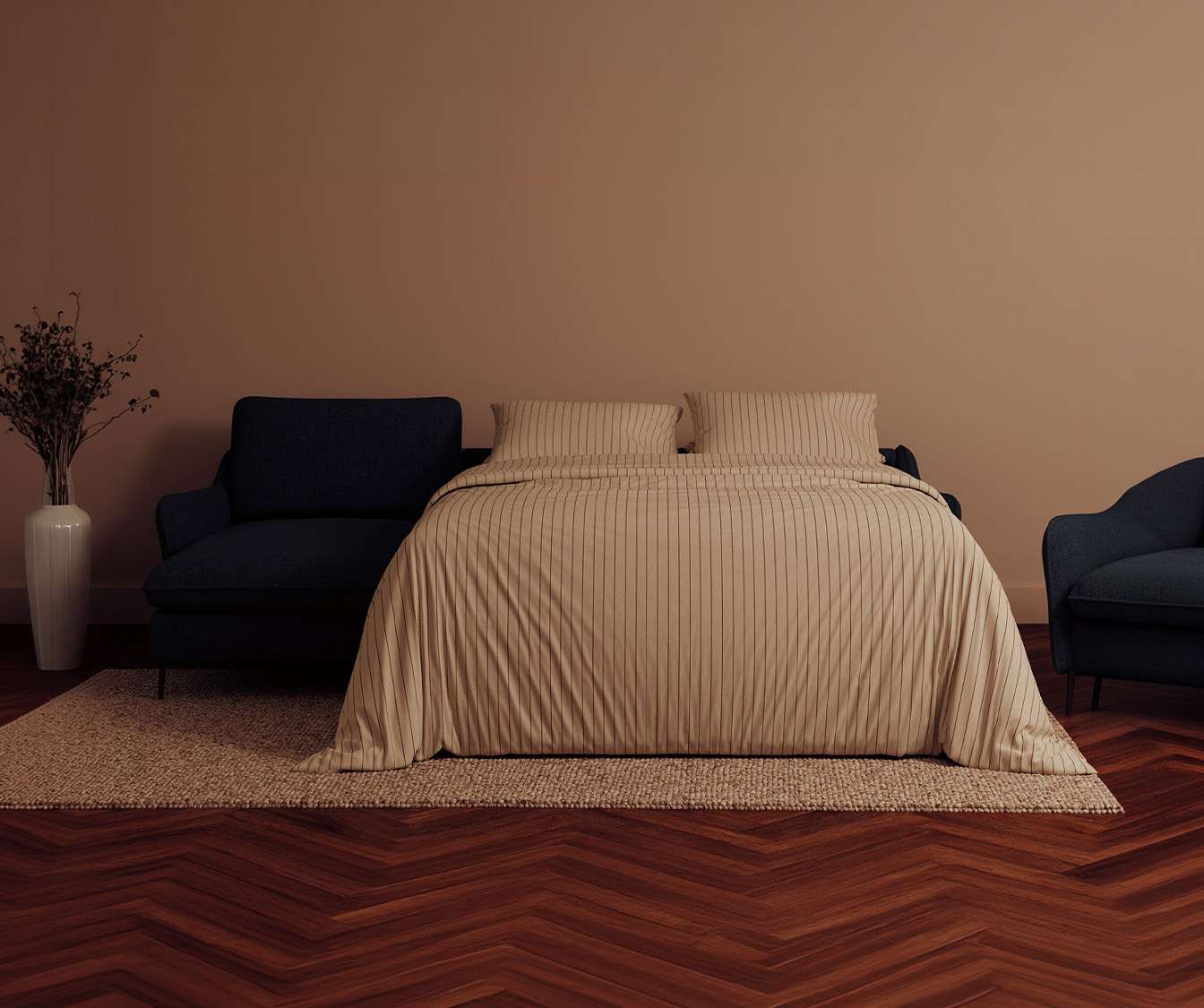 BOGART Corner Foster Ocean blue