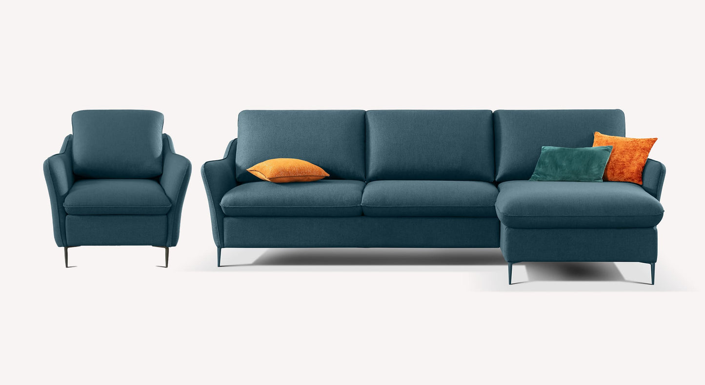 BOGART corner sofa and armchair set
