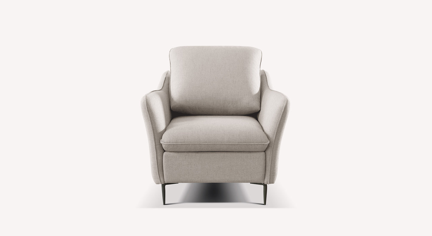 BOGART Foster Silver armchair