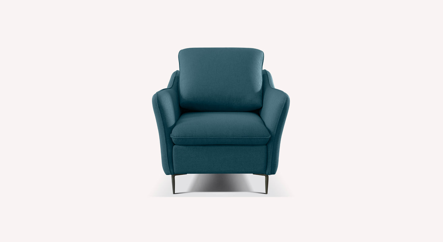 BOGART Foster Armchair Ocean Blue