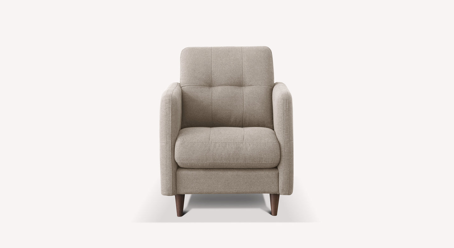 SOHO Austin Silver Armchair