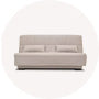 Futon sofa bed with trunk