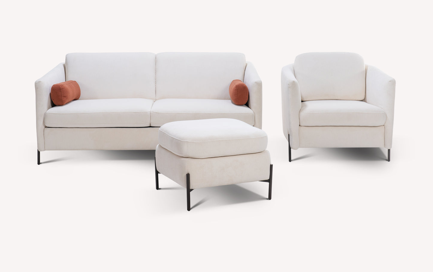 Lot canapé fauteuil et pouf LAPP Teatro Nata