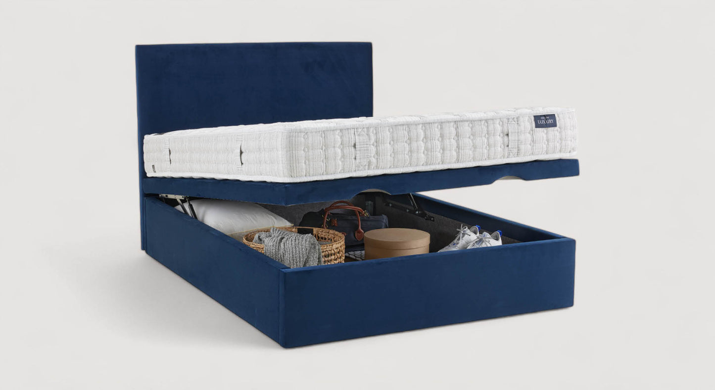Lit coffre ESTEREL TR Bleu Marine