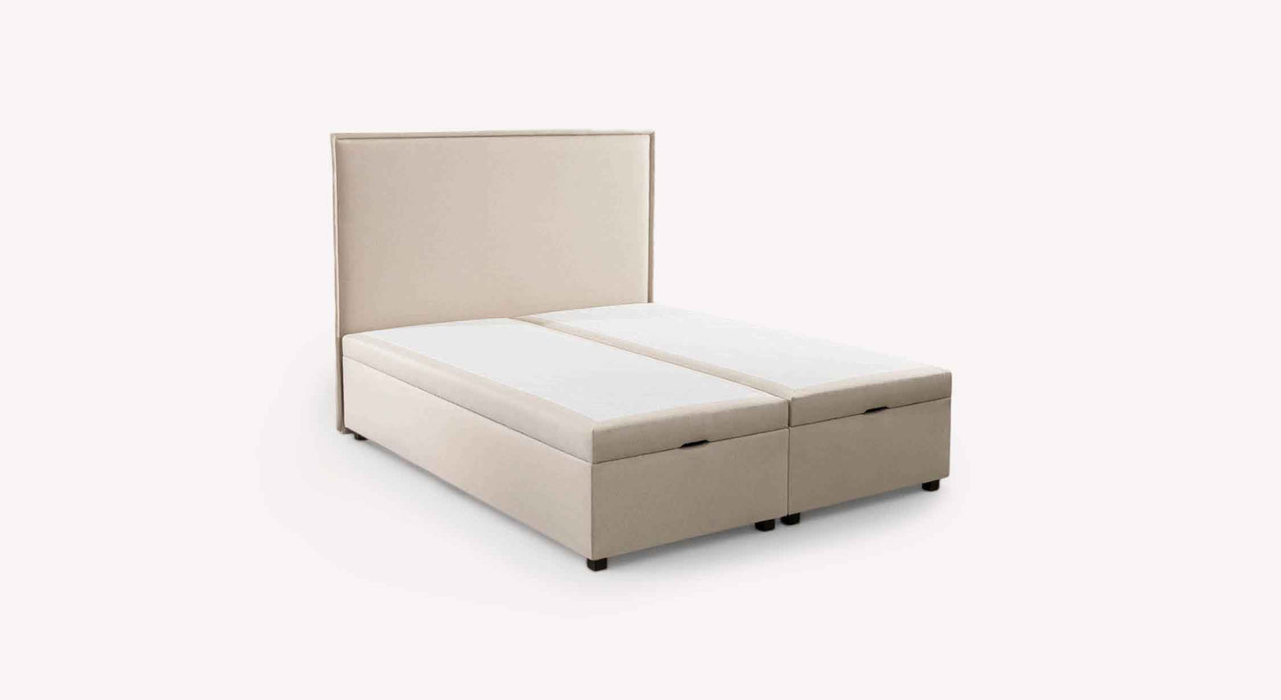 OUESSANT Luca Beige Storage Bed