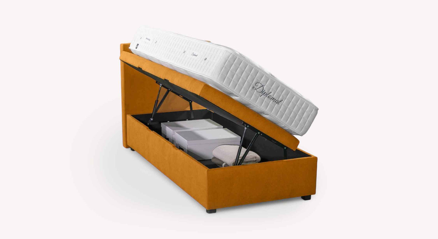 Lit coffre OUESSANT latéral Mine Mango