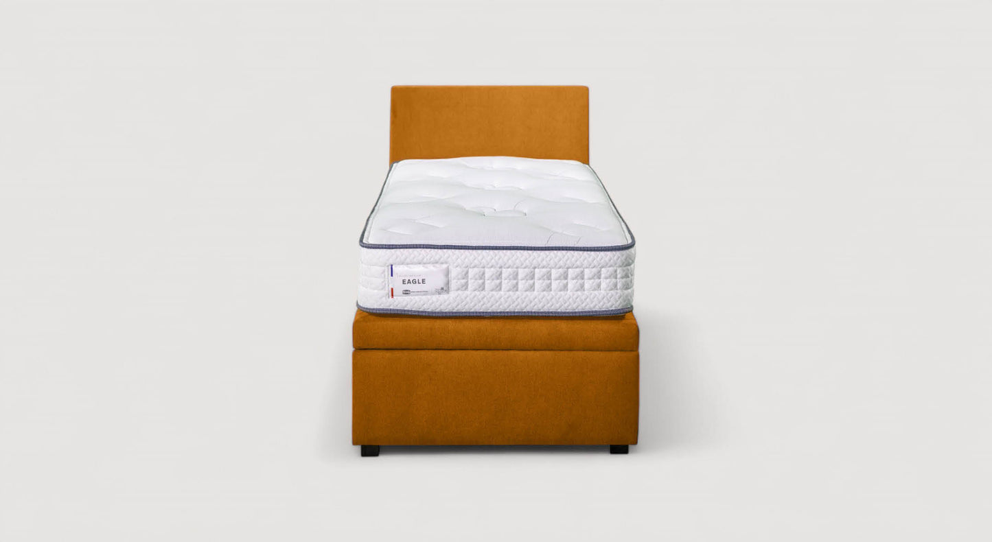 Lit coffre OUESSANT latéral Mine Mango